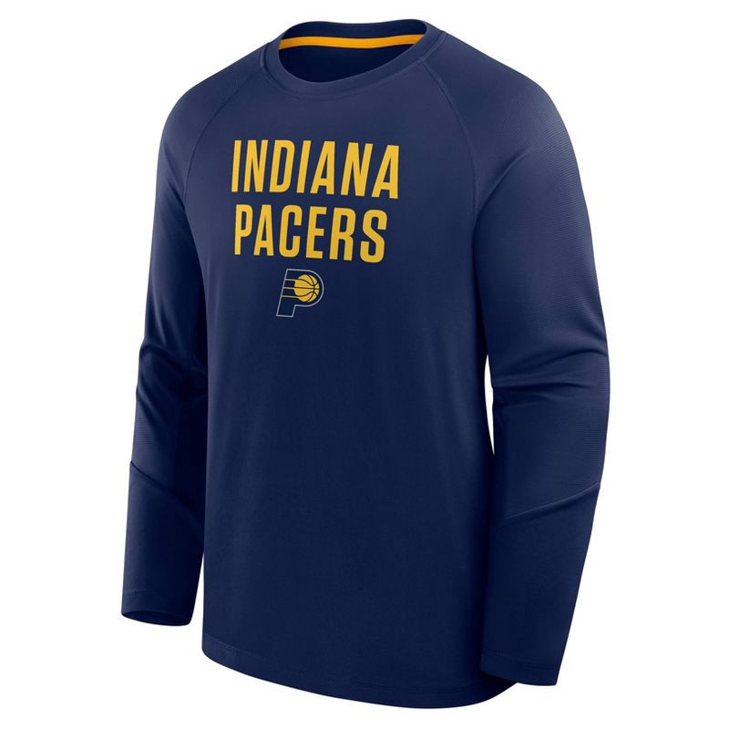 slide 1 of 3, NBA Indiana Pacers Men's Long Sleeve Performance T-Shirt - S, 1 ct
