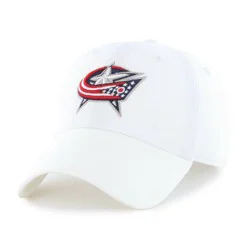 NHL Columbus Blue Jackets White Clean Up Hat