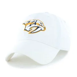 NHL Nashville Predators White Clean Up Hat