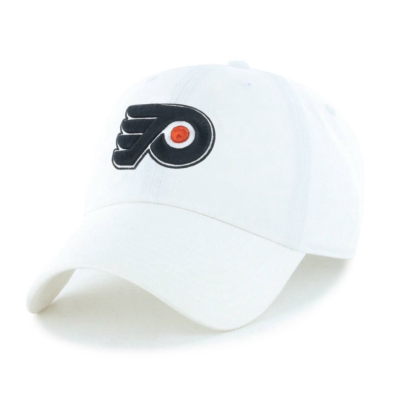slide 1 of 2, NHL Philadelphia Flyers White Clean Up Hat, 1 ct