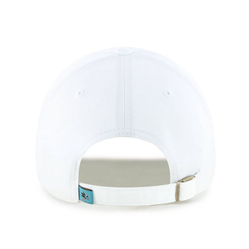 slide 2 of 2, NHL San Jose Sharks White Clean Up Hat, 1 ct