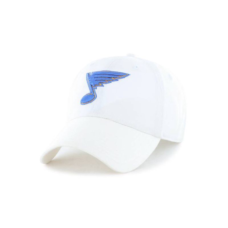 slide 1 of 2, NHL St. Louis Blues White Clean Up Hat, 1 ct