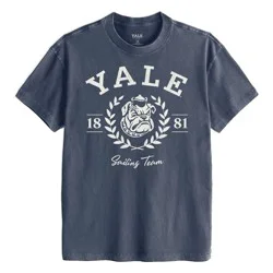 Goodie Two Sleeves Men's Yale T-Shirt - Navy Blue M