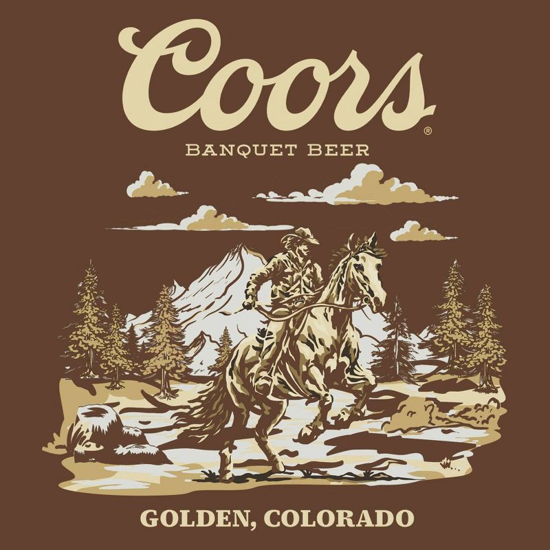 slide 2 of 4, Miller Men's Coors Long Sleeve T-Shirt - Brown L, 1 ct