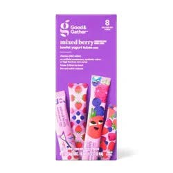 Mixed Berry Low Fat Kids' Yogurt Tubes - 1lbs/8ct - Good & Gather™