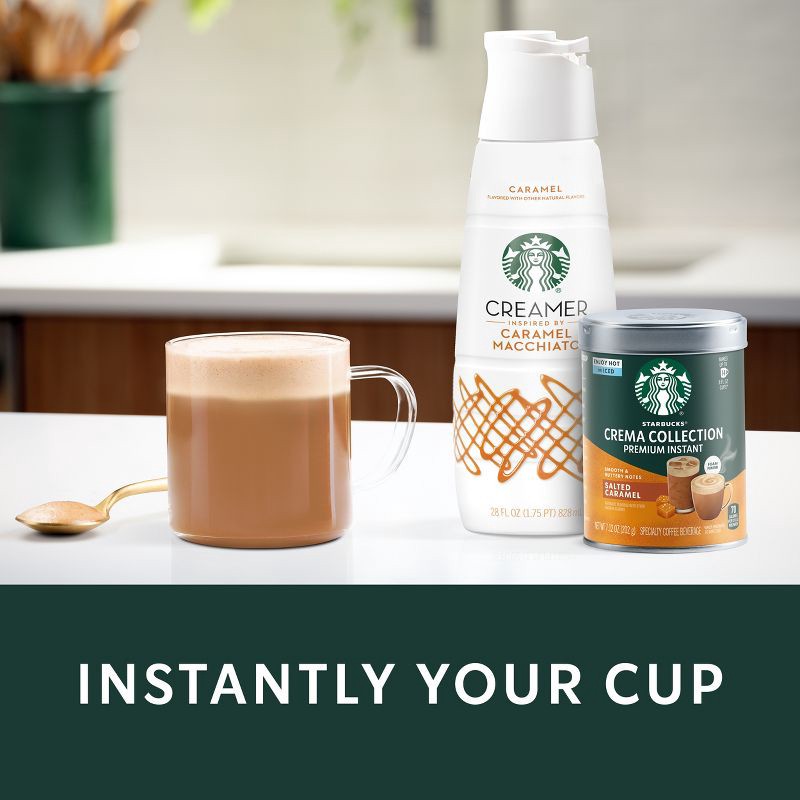 slide 8 of 9, Starbucks Crema Collection Premium Salted Caramel Flavored Instant Coffee - 7.12oz, 7.12 oz
