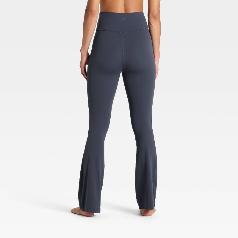 slide 2 of 5, Women's Everyday Soft Crossover Flare Leggings - All In Motion™ Navy Blue XXL, 1 ct