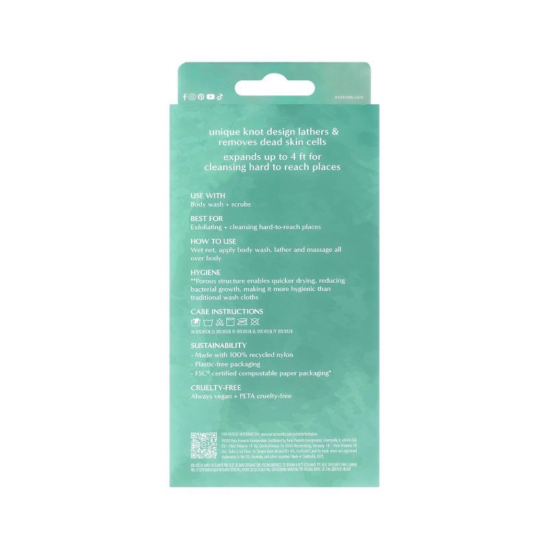 slide 4 of 4, EcoTools Exfoliating Bath Sponge, 1 ct