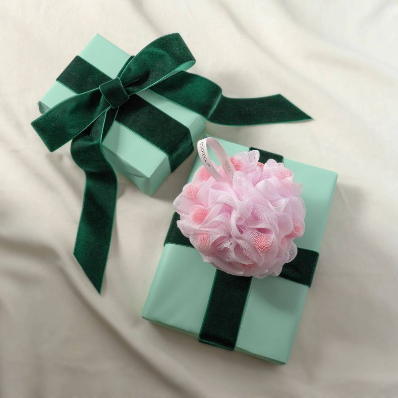 slide 3 of 4, EcoTools Lathering Bath Sponge - Pink, 1 ct