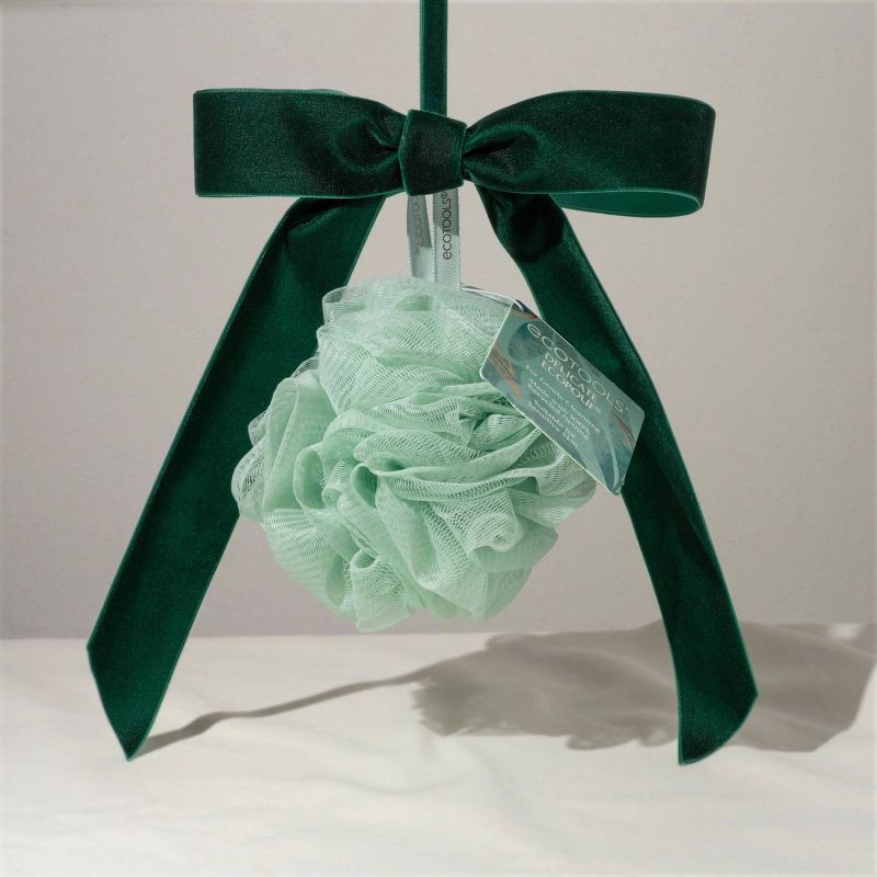 slide 2 of 4, EcoTools Delicate Bath Sponge - Green, 1 ct