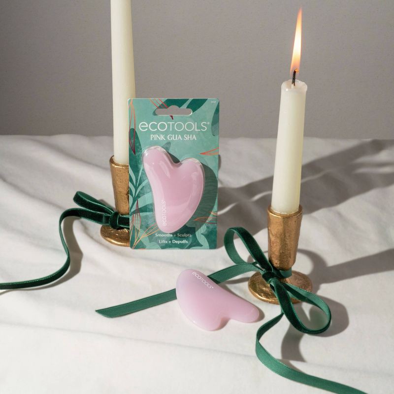 slide 2 of 4, EcoTools Gua Sha - Pink, 1 ct