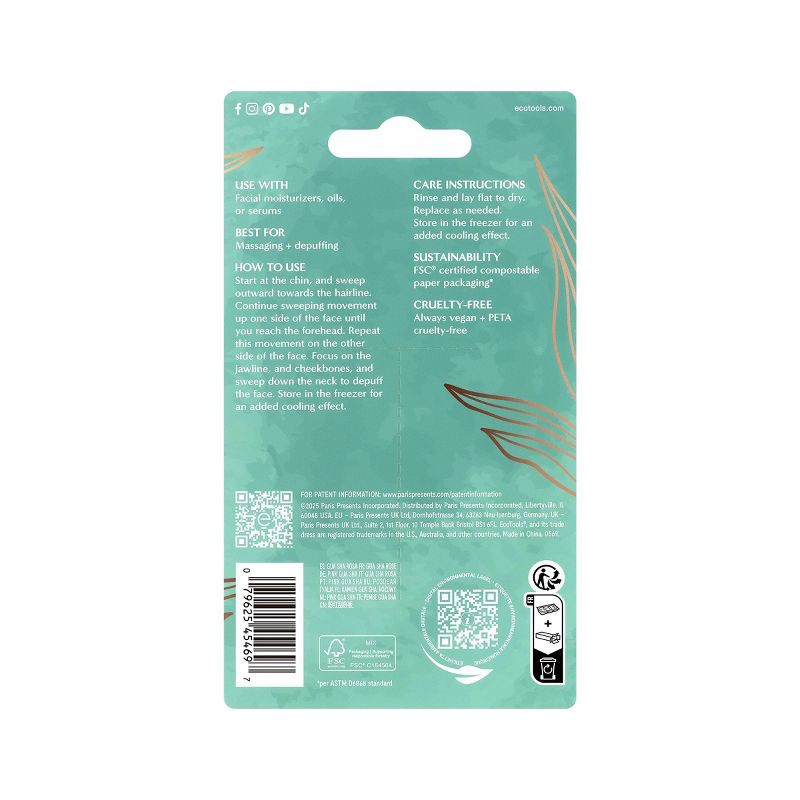 slide 4 of 4, EcoTools Gua Sha - Pink, 1 ct