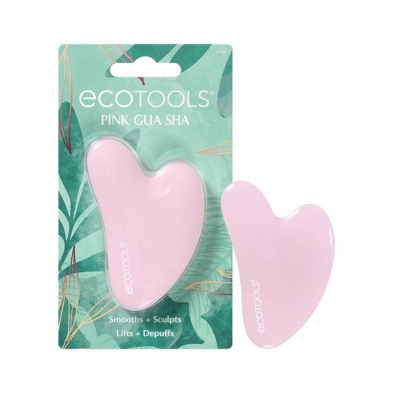 slide 1 of 4, EcoTools Gua Sha - Pink, 1 ct