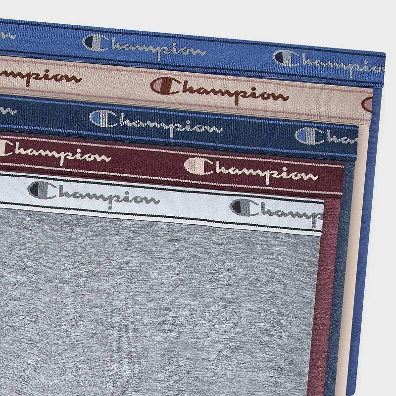 slide 5 of 6, Champion Women's 5pk Cotton Stretch Iconic Essentials Boyshorts - XL, 5 ct