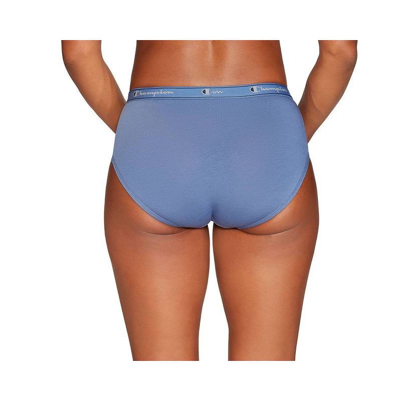 slide 4 of 6, Champion Women's 5pk Cotton Stretch Iconic Essentials Hipster Underwear - S, 5 ct