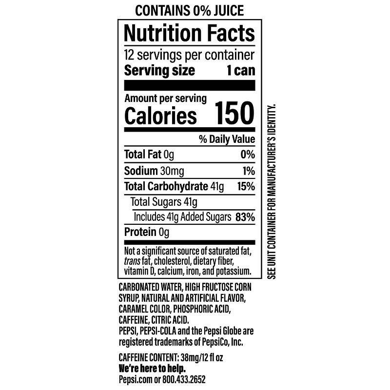 slide 3 of 11, Pepsi Wild Cherry & Cream Soda - 12pk/12 fl oz Cans, 12 ct; 12 fl oz