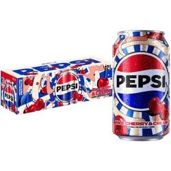 Pepsi Wild Cherry & Cream Soda - 12pk/12 fl oz Cans