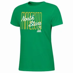 NHL Minnesota North Stars Women's Vintage Short Sleeve T-Shirt with Puff Inc - S