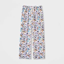 Kids' Halloween Mummy Candy Pajama Pull-On Pants - Cat & Jack™ White L
