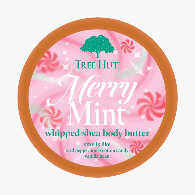 slide 2 of 8, Tree Hut Whipped Body Butter - Merry Mint - 8.4oz, 8.4 oz