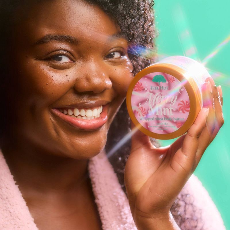 slide 5 of 8, Tree Hut Whipped Body Butter - Merry Mint - 8.4oz, 8.4 oz