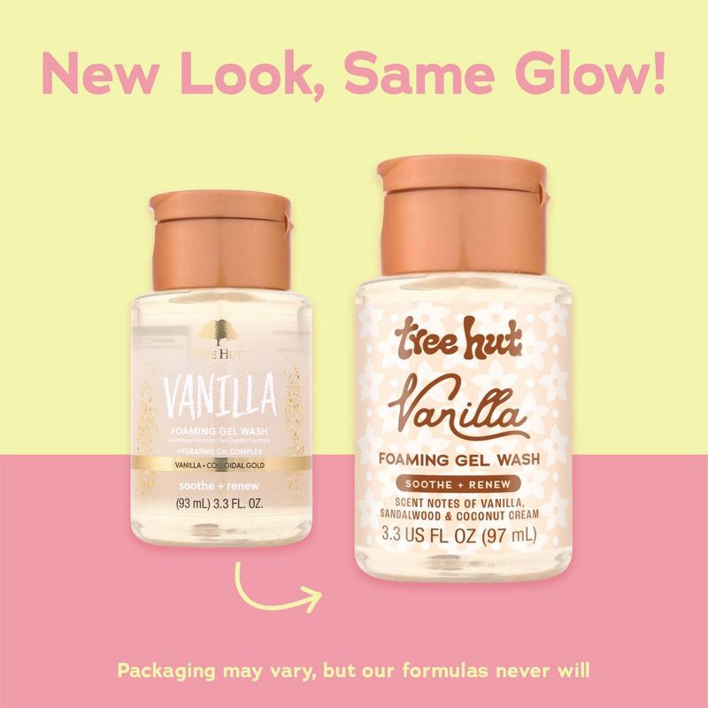 slide 2 of 7, Tree Hut Mini Body Wash - Vanilla - 3.3 fl oz, 3.3 fl oz