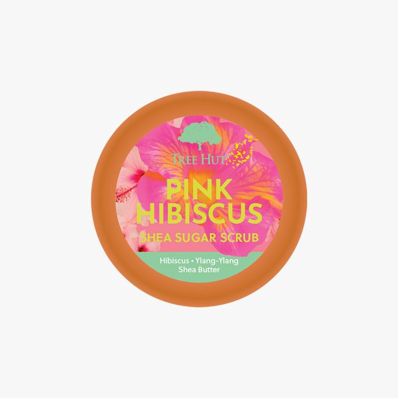 slide 2 of 8, Tree Hut Shea Sugar Body Scrub - Mini - Pink Hibiscus - 3.4oz, 3.4 oz