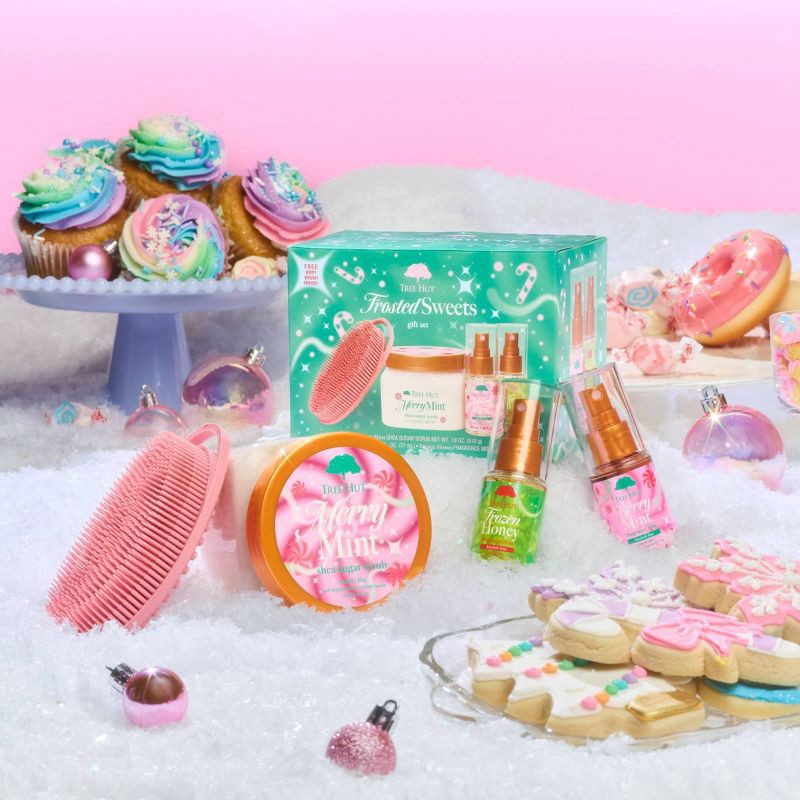 slide 3 of 4, Tree Hut Frosted Sweets Exclusive Gift Set - 3pc, 3 ct