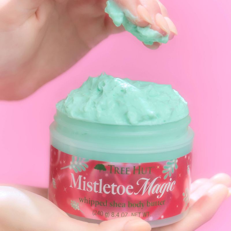 slide 6 of 8, Tree Hut Whipped Body Butter - Mistletoe Magic - 8.4oz, 8.4 oz