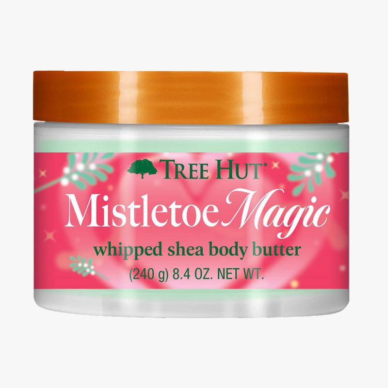 slide 1 of 8, Tree Hut Whipped Body Butter - Mistletoe Magic - 8.4oz, 8.4 oz