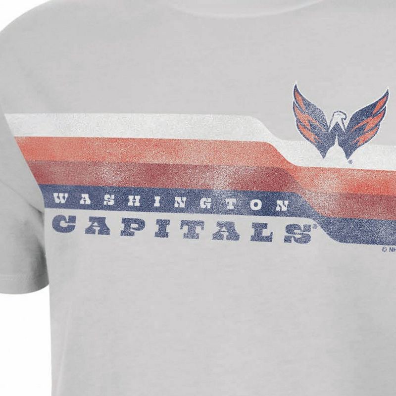 slide 3 of 3, NHL Washington Capitals Women's Short Sleeve Ash T-Shirt - M, 1 ct