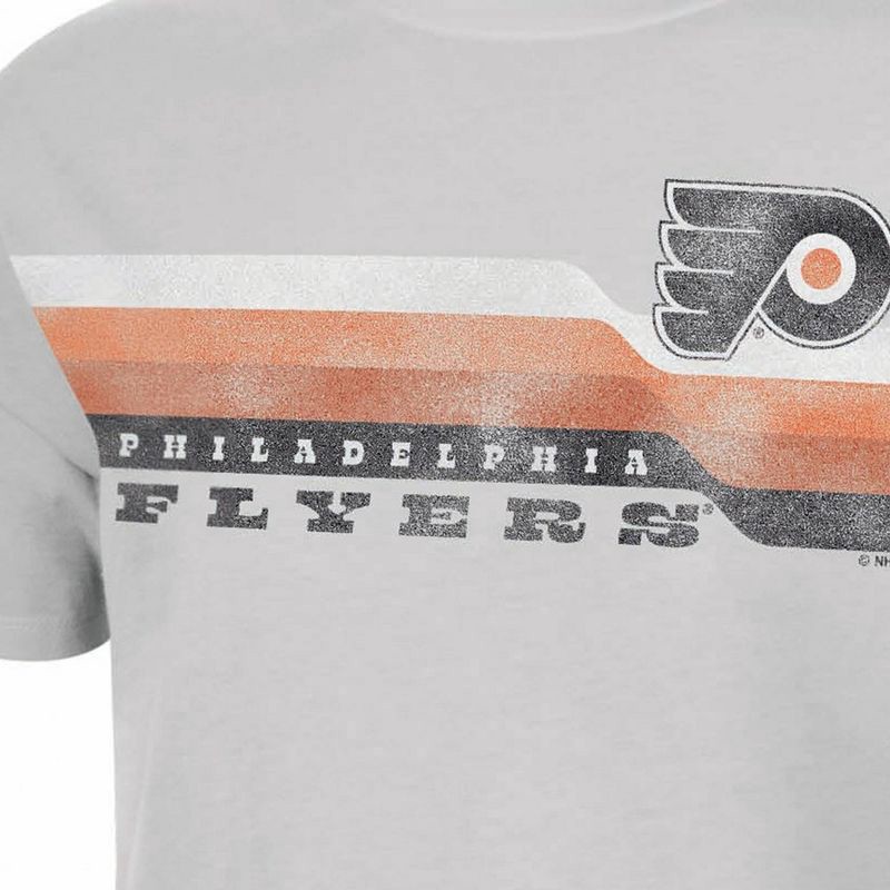 slide 3 of 3, NHL Philadelphia Flyers Women's Short Sleeve Ash T-Shirt - M, 1 ct