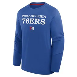 NBA Philadelphia 76ers Men's Long Sleeve Performance T-Shirt - XL