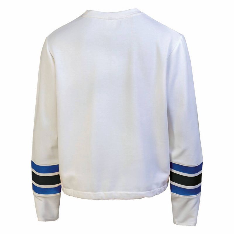 slide 2 of 3, NHL Tampa Bay Lightning Women's White Long Sleeve Fleece Crew Sweatshirt - XL, 1 ct
