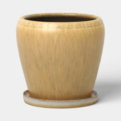 Ceramic Planter with Reactive Glaze 6" - Threshold™