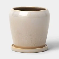 Ceramic Planter with Reactive Glaze 8" - Threshold™