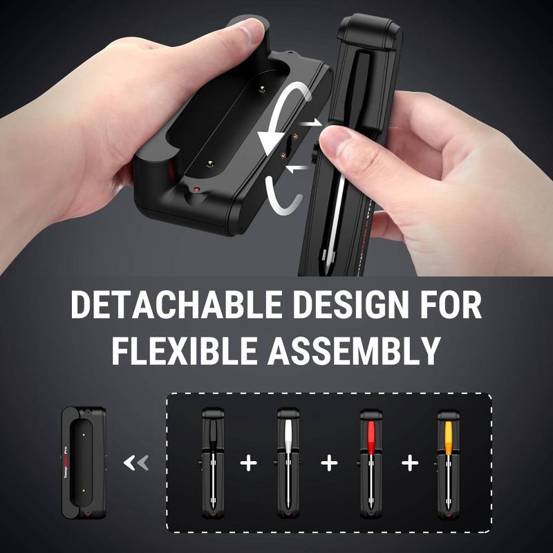 slide 7 of 10, ThermoPro Truly Wireless Wi-Fi Meat Thermometer, 1 ct