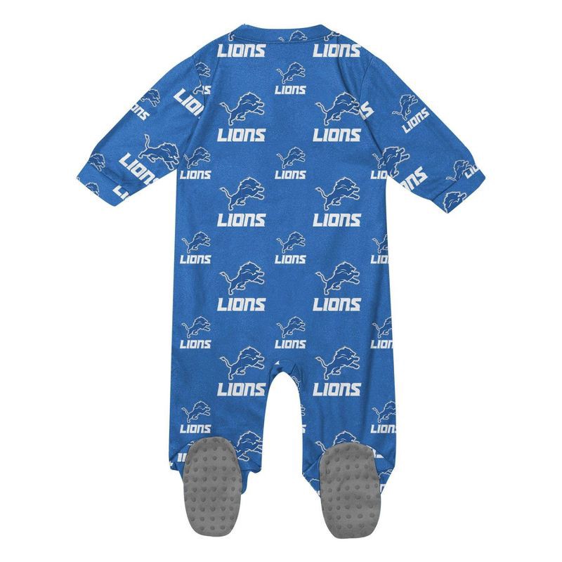 slide 3 of 3, NFL Detroit Lions Boys' Blanket Sleeper - 12M, 1 ct