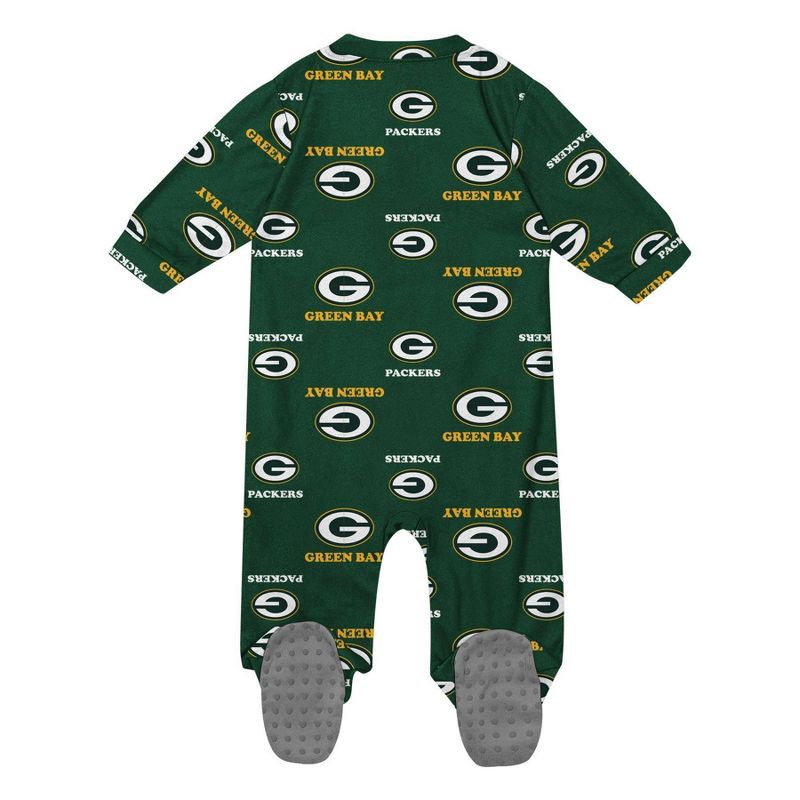 slide 3 of 3, NFL Green Bay Packers Boys' Blanket Sleeper - 3-6M, 1 ct