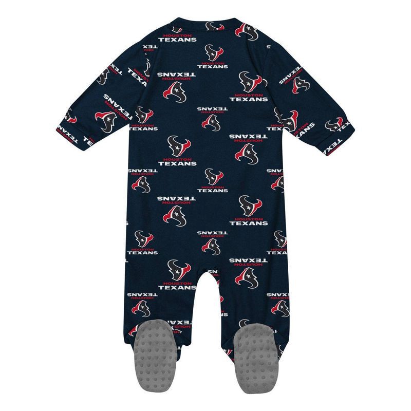 slide 3 of 3, NFL Houston Texans Boys' Blanket Sleeper - 18M, 1 ct