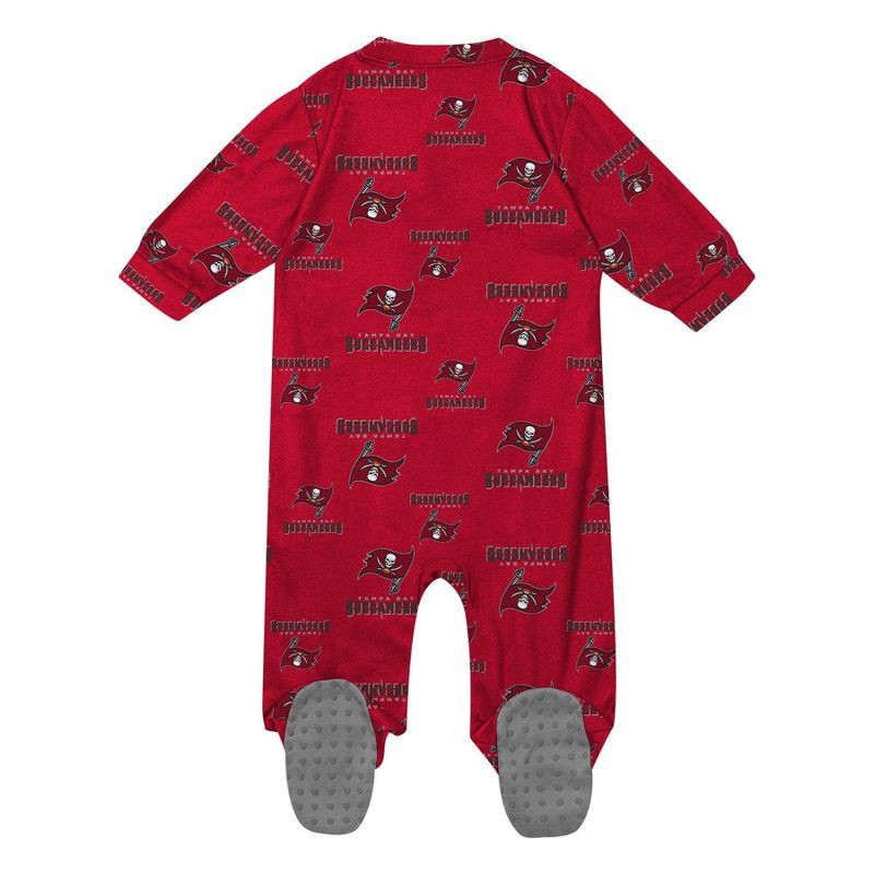 slide 3 of 3, NFL Tampa Bay Buccaneers Boys' Blanket Sleeper - 6-9M, 1 ct