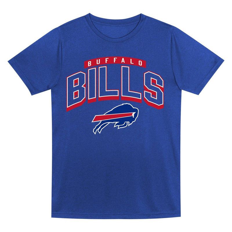 slide 3 of 3, NFL Buffalo Bills Toddler Boys' Gray 2pk T-Shirt - 2T, 2 ct