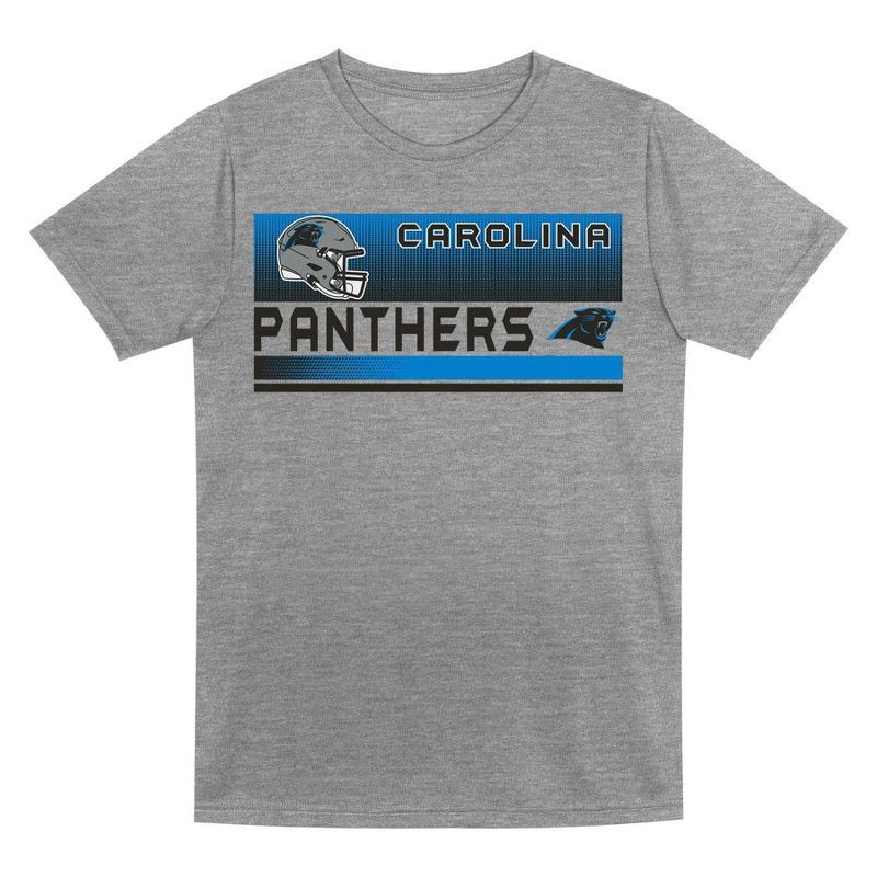 slide 2 of 3, NFL Carolina Panthers Toddler Boys' Gray 2pk T-Shirt - 3T, 2 ct