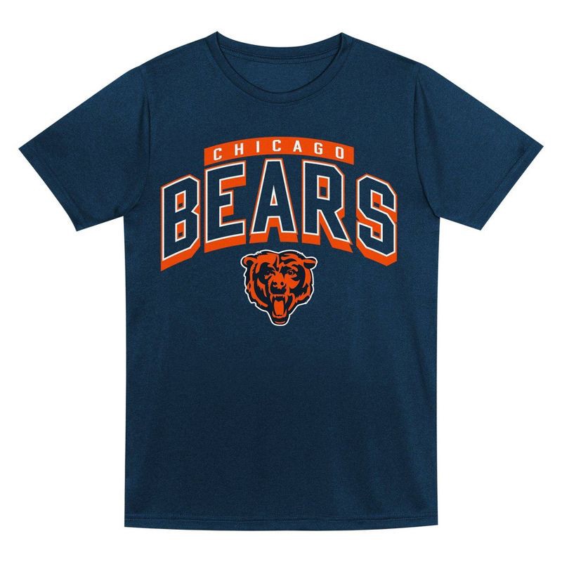 slide 3 of 3, NFL Chicago Bears Toddler Boys' Gray 2pk T-Shirt - 3T, 2 ct