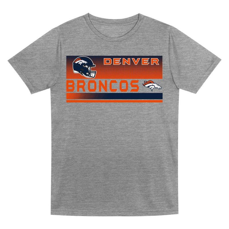 slide 2 of 3, NFL Denver Broncos Toddler Boys' Gray 2pk T-Shirt - 2T, 2 ct