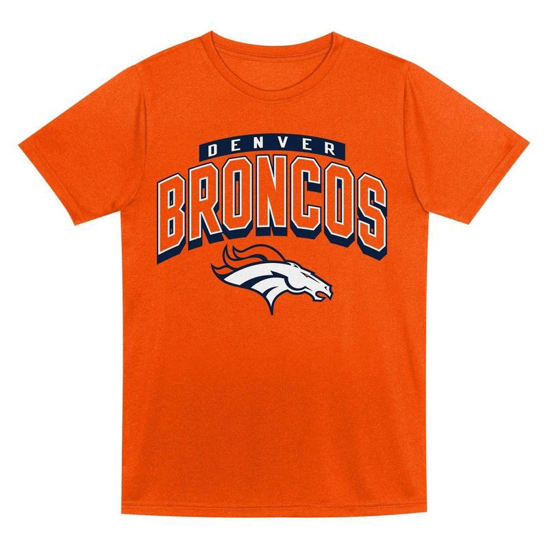 slide 3 of 3, NFL Denver Broncos Toddler Boys' Gray 2pk T-Shirt - 2T, 2 ct
