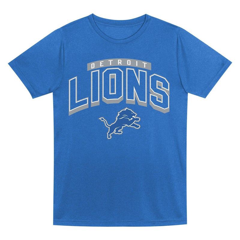 slide 3 of 3, NFL Detroit Lions Toddler Boys' Gray 2pk T-Shirt - 2T, 2 ct