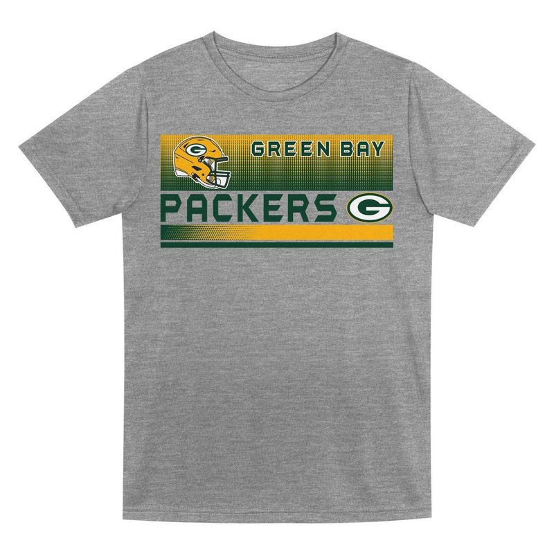 slide 2 of 3, NFL Green Bay Packers Toddler Boys' Gray 2pk T-Shirt - 3T, 2 ct