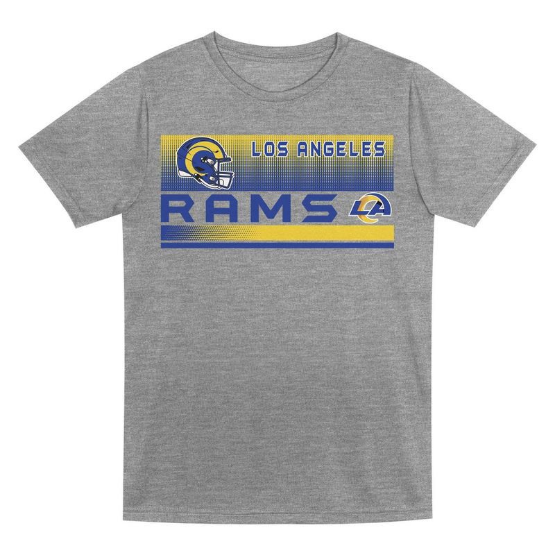 slide 2 of 3, NFL Los Angeles Rams Toddler Boys' Gray 2pk T-Shirt - 3T, 2 ct