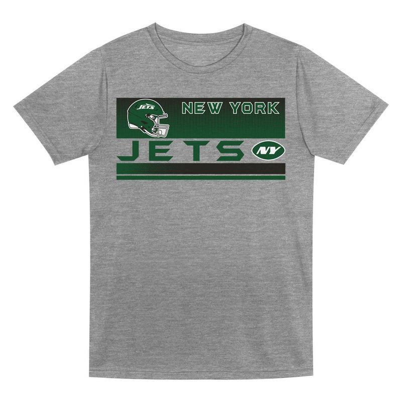 slide 2 of 3, NFL New York Jets Toddler Boys' Gray 2pk T-Shirt - 2T, 2 ct